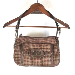 Y2K Plaid Houndstooth‎ Shoulder Bag